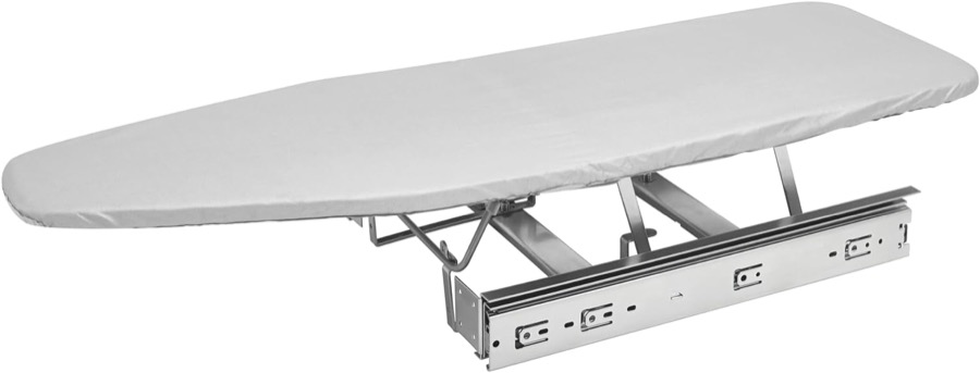 Pull-out vanity ironing board